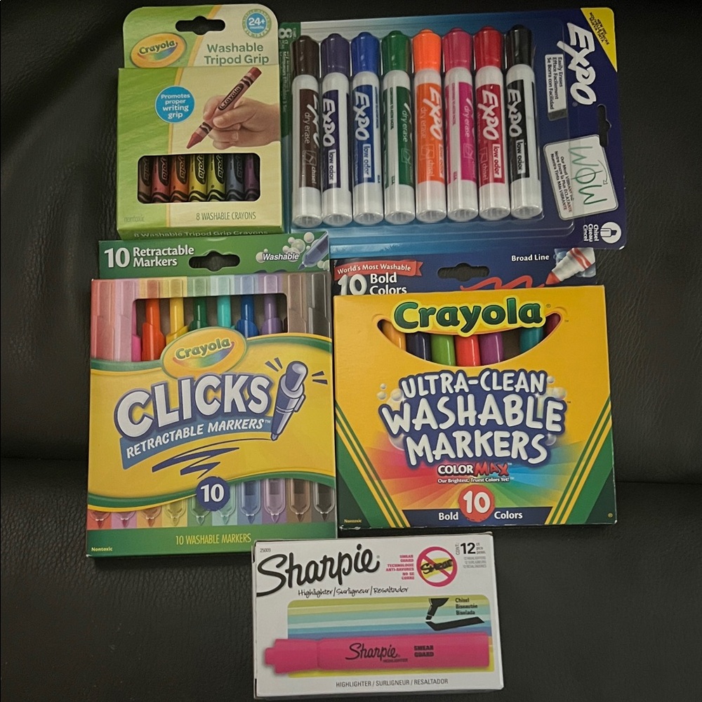 NWT bundle (Crayola ,Sharpie and Expo)